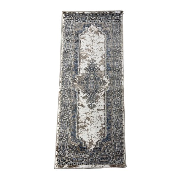 ROYAL RUGS Red Beige Persian Kerman Design Runner Rug
