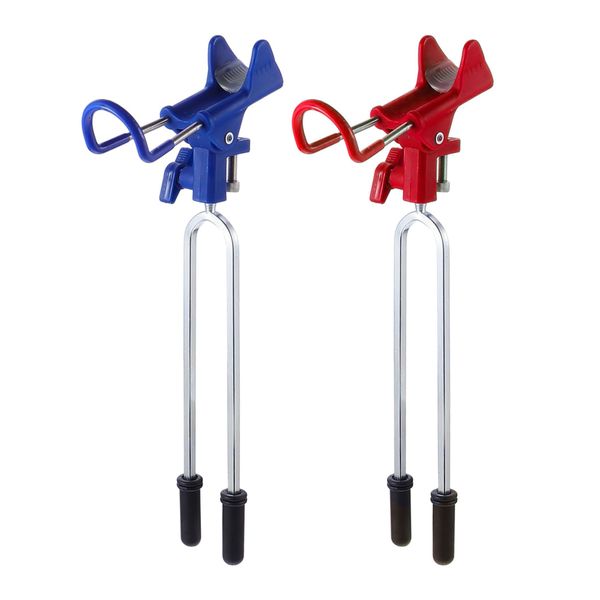 Self Locking Bracket Adjustable Fishing Rod Holder Grounding Bracket - 2 Pack