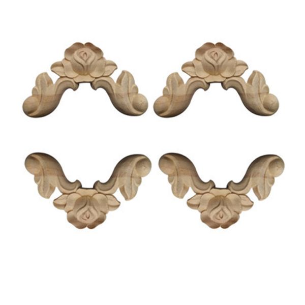Craft Wooden 4pcs Book Corner Wooden Ornament For Decoration(10cm) Uinque