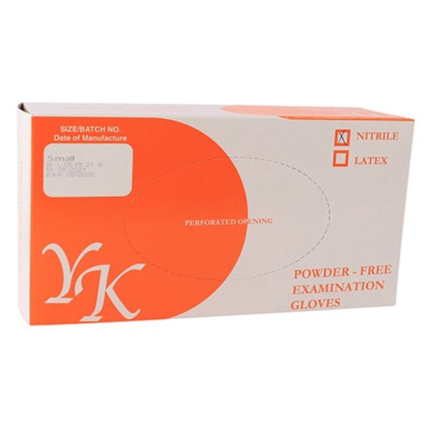 Examination Glove Nitrile Powder Free Small 100's