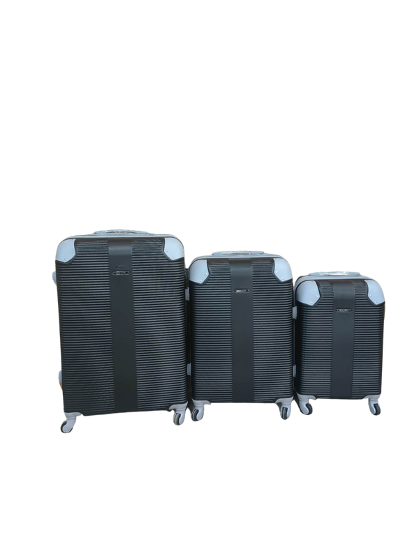 Blue Star 3 Piece Hard Shell Luggage Set