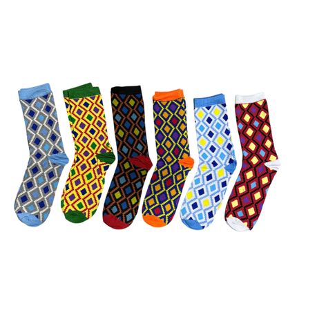 Happy Socks - 12 Pack - Men Colorful Diamond Image