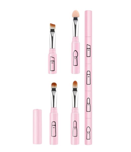 Multi-Functional Portable 4in1 Travel Makeup Brush Set