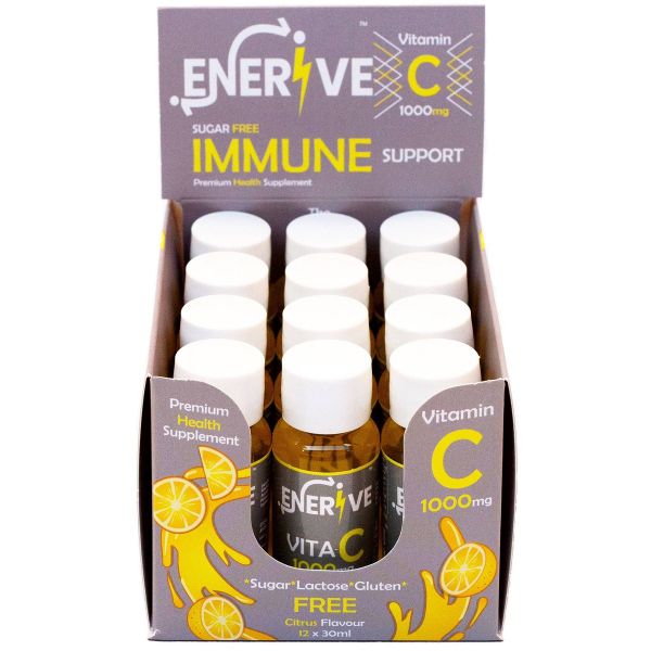 Enerive Yellow Vita-C 1000mg - Sugar-Free Shot