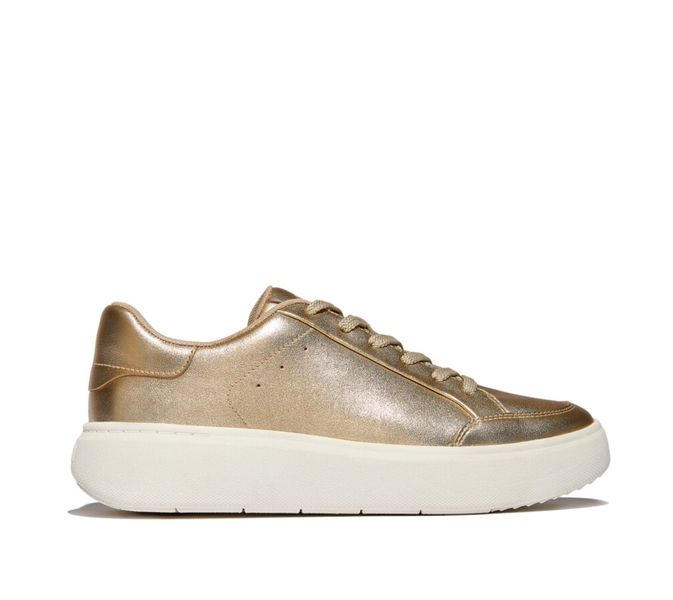 FitFlop RTG Metallic Leather Sneakers