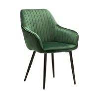 Forest Green Velvet Dining Room Chair