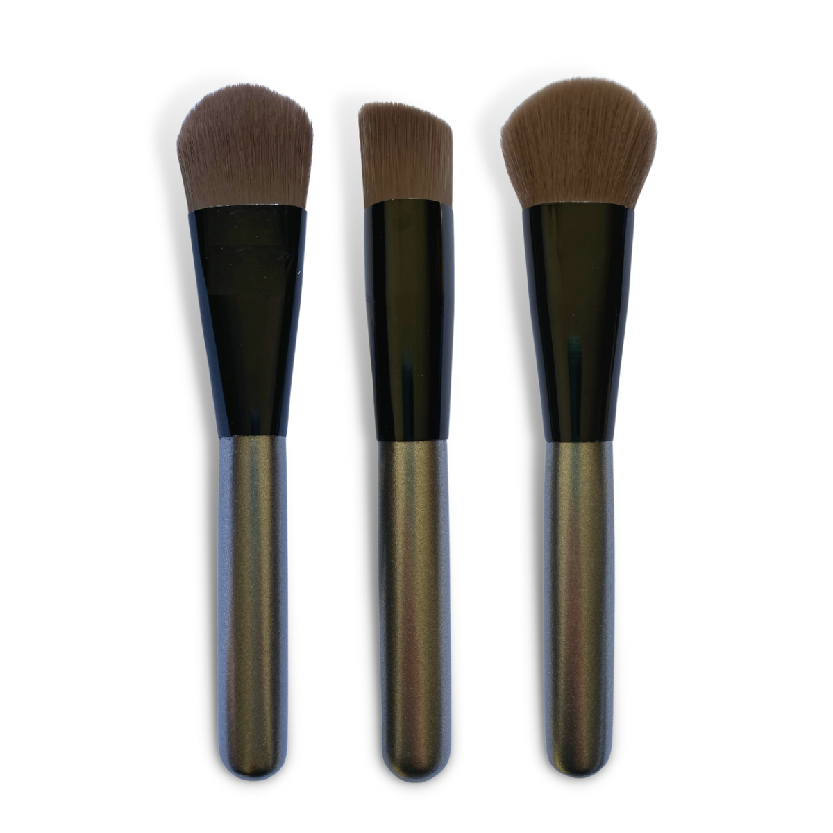 Set of 3 Professional Makeup Foundation & Beauty Blender Brushes Shop