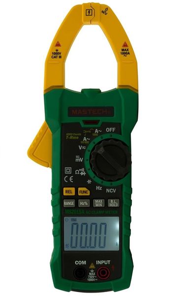 AC 1000 Amp True RMS 6000 Counts Clamp Multimeter Meter