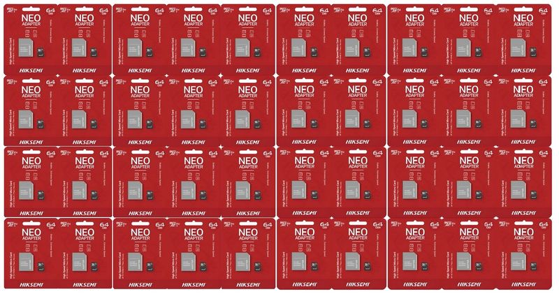 HIKSEMI Neo 64GB Micro SD Card with Adapter (Pack of 40)