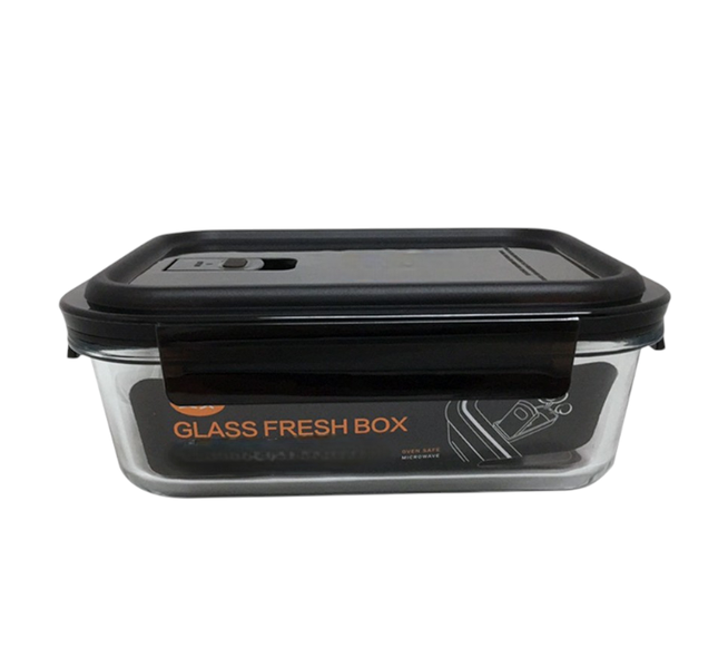 Dark UV Glass Food Storage Containers - Airtight Microwave-Safe Bento Boxes