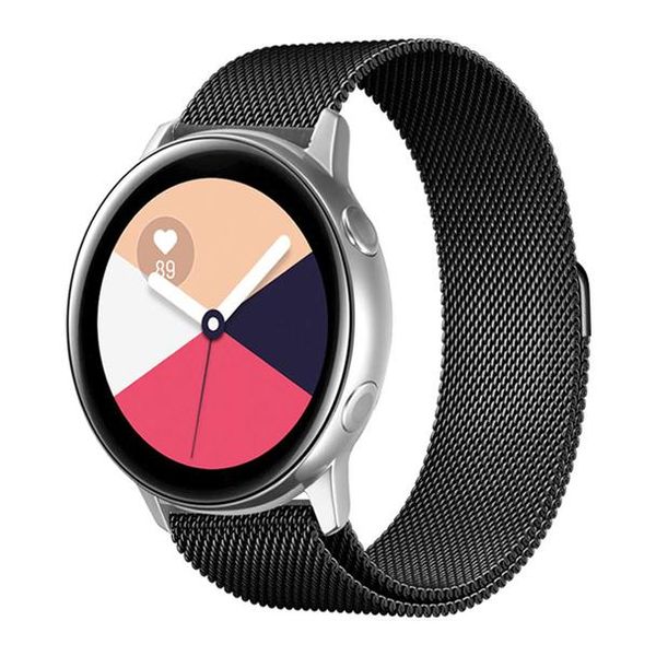 Superfly 22mm Milanese Magnetic Watch Strap - Black