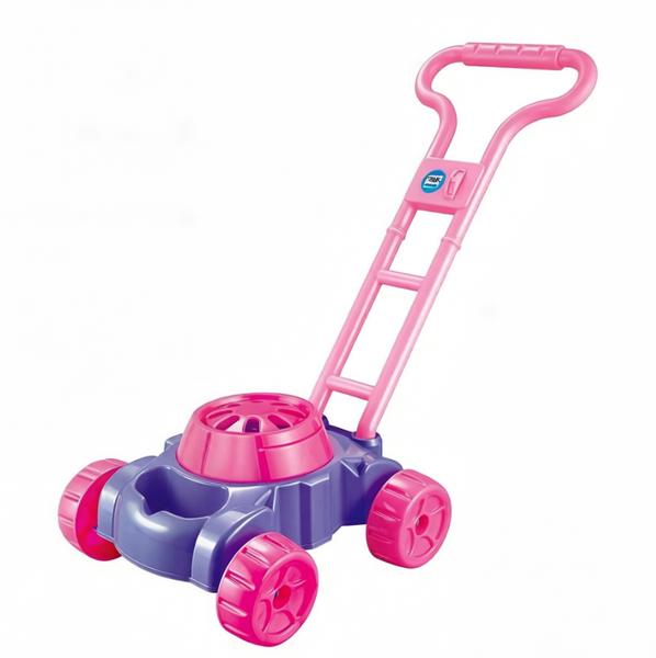 Bubble Lawn Mower for Toddlers Kids Walk Behind Outdoor Machine