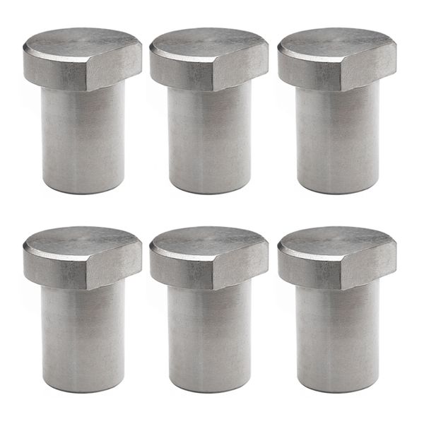 6Pcs Bench Dogs Workbench Peg Brake Stop Clamp Positioning-20Mm