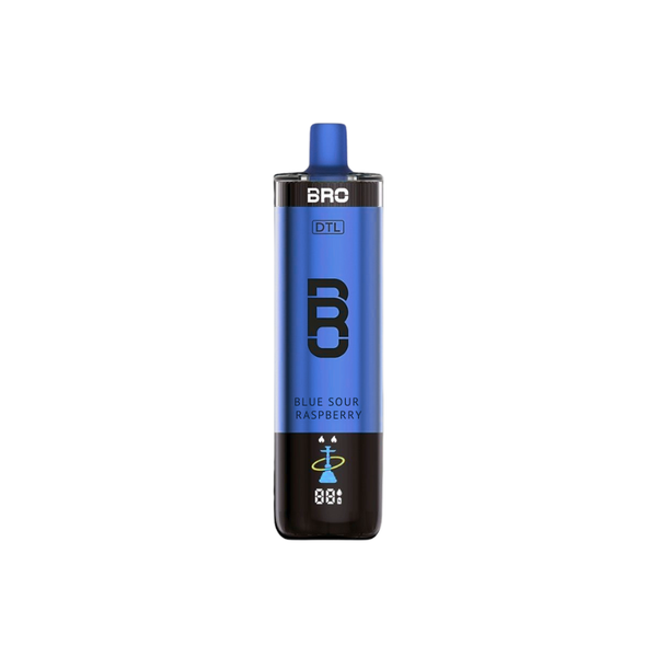 Bro Vapes Hookah DTL 40K 50mg Blue Sour Raspberry