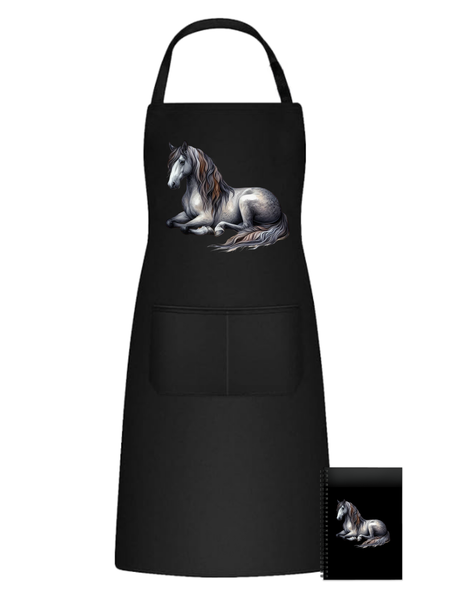 Floral Boho Horse Fun Kitchen Braai Apron Christmas Birthday Gift 503 106