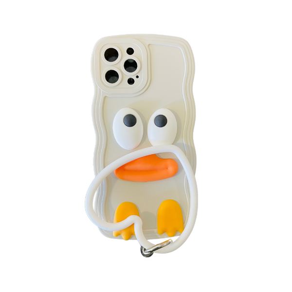 Wave Edge Big Duck Case with Wristband for iPhone 12 Pro Max