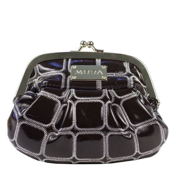 Moda Marisa Ladies Women's Classic Coin Clutch Purse Clasp - Gold Rush