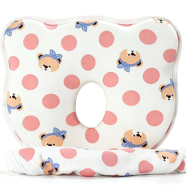 Anti Flat Head Baby Pillow Soft Newborn Head Support Breathable Ergonomic