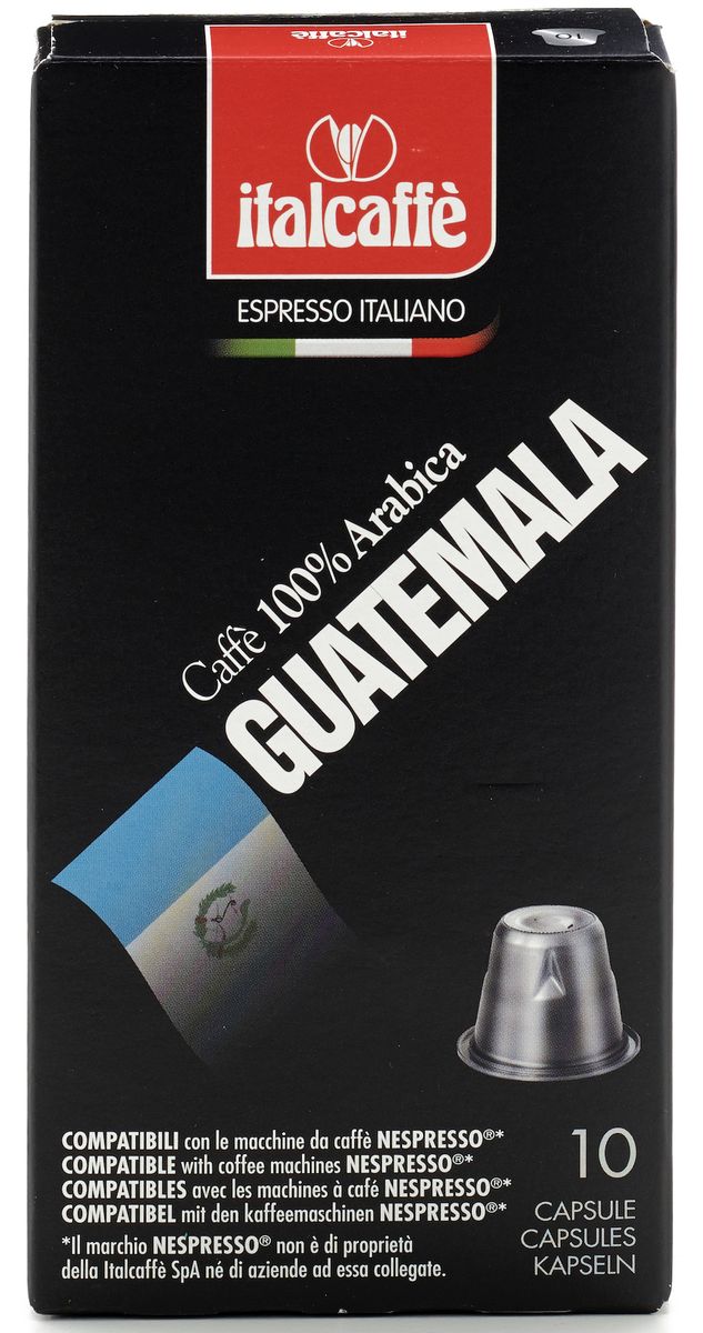 Italcaffe Guatemala Coffee Capsules 10's Nespresso compatible Buy