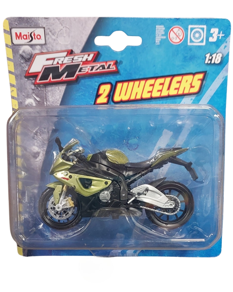 BMW Green and Black 2 Wheeler - Motorcycle