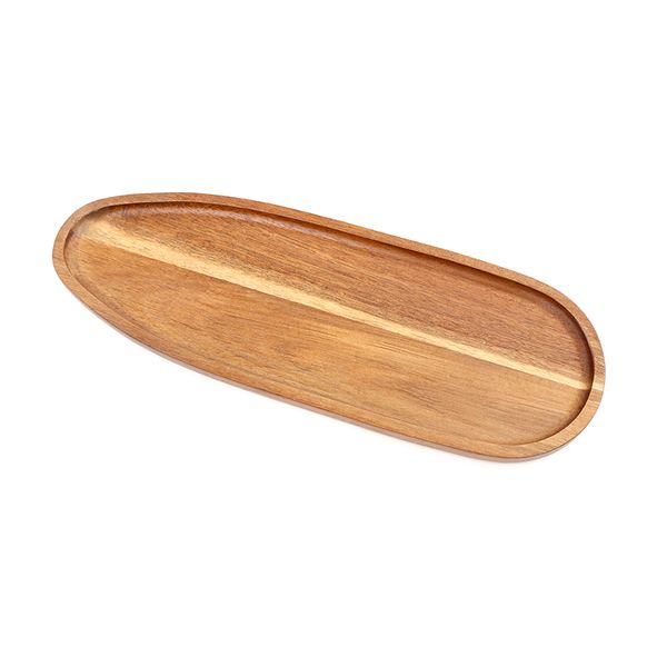 30cm Acacia Wood Platter Egg shape