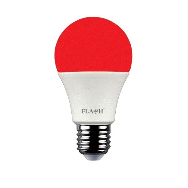 Flash 6W (E27) A60 Red LED Lamp