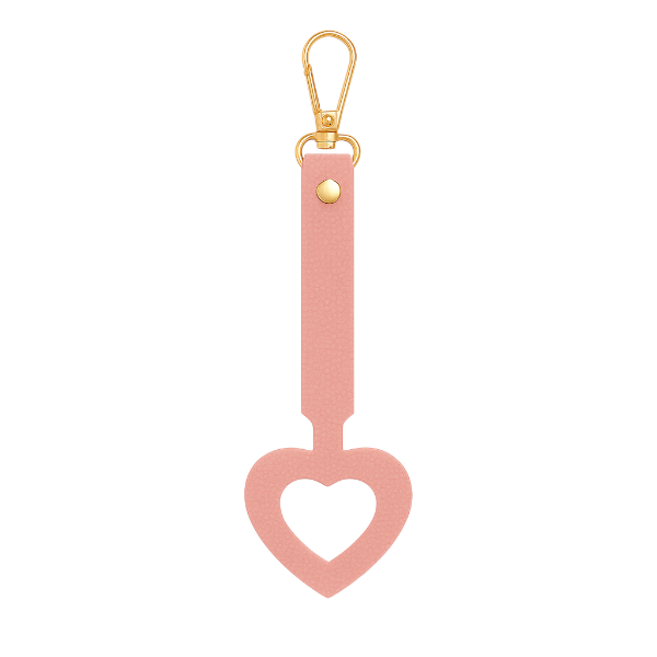 Heart-Shaped Leather Hat Clip