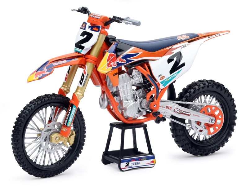New-Ray 1/10 Red Bull KTM 450 SX-F 2019 - Cooper Webb 2 (20cm long)