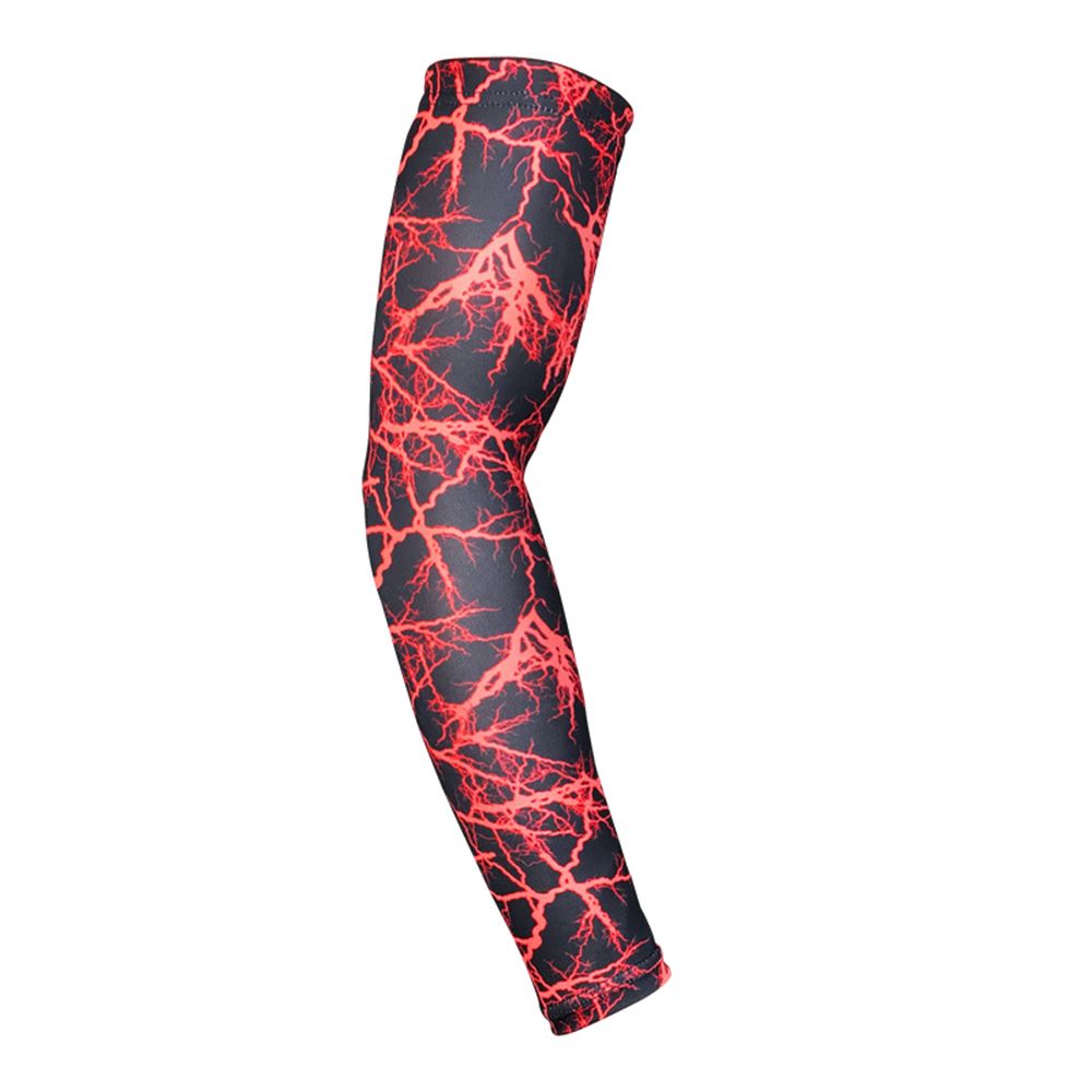 One Piece Sport Anti Slip Compression Elbow Arm Sleeve - Red (Size:XL ...