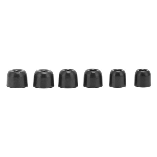6 Pieces memory foam earbud tips 4.5 6.0mm