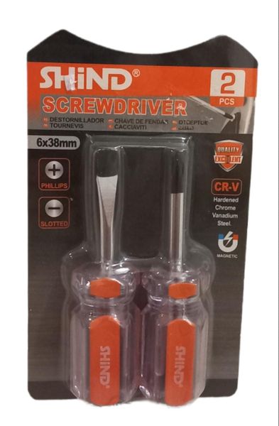 Shind 2pc Screwdriver Set 6 x 38mm