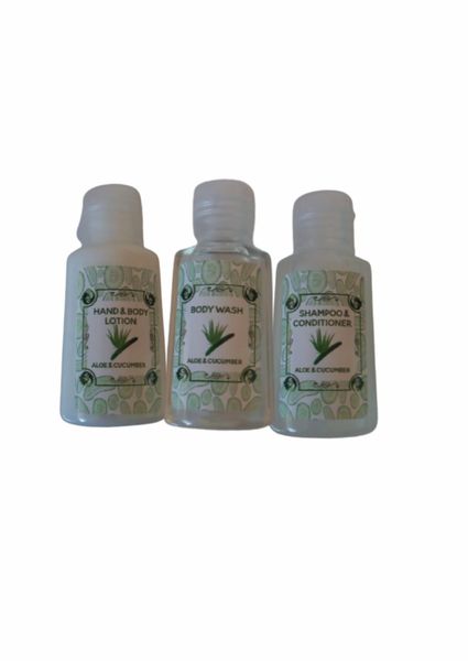 Calro Hospitality Room Amenities Pack 30ml Aloe &amp; Cucumber