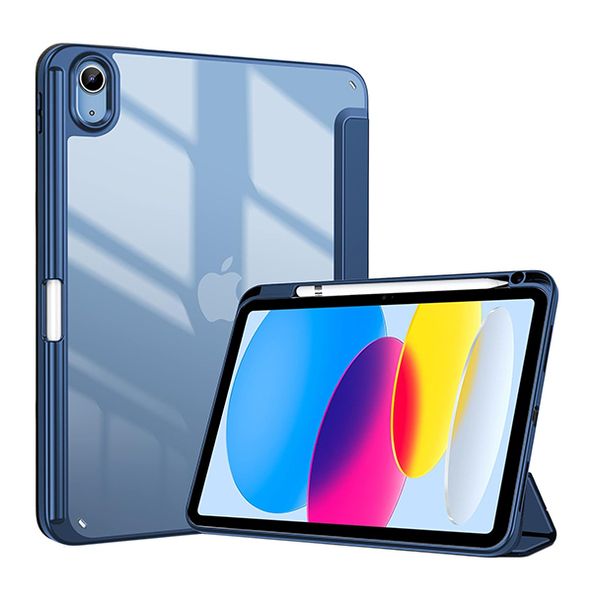 Shockproof Flip Case Cover Compatible with iPad 11th Gen (A16) 2025 -Blue