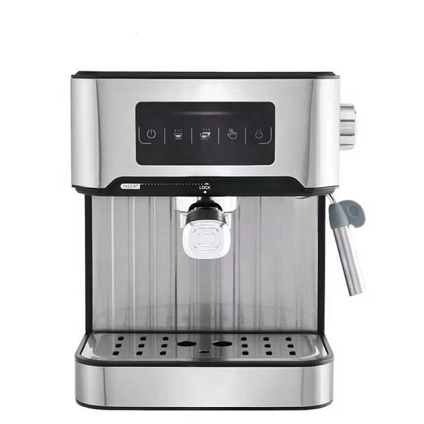 Touch Screen Espresso Coffee Machine with Milk Frother for Home Use