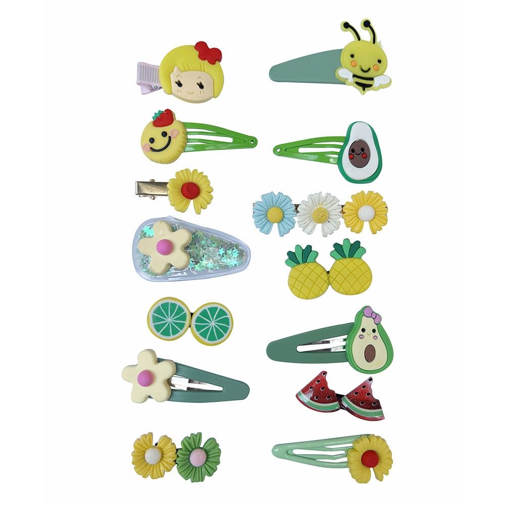 New Elements 14 Piece Baby Hair Accessories Set Cute Girls Hairpin