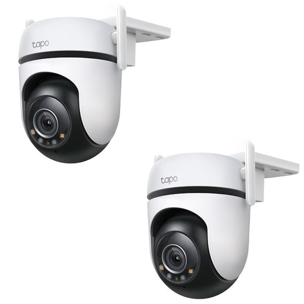 TP-Link Tapo C520WS Outdoor Pan/Tilt Security Wi-Fi Camera 2K QHD (2-pack)