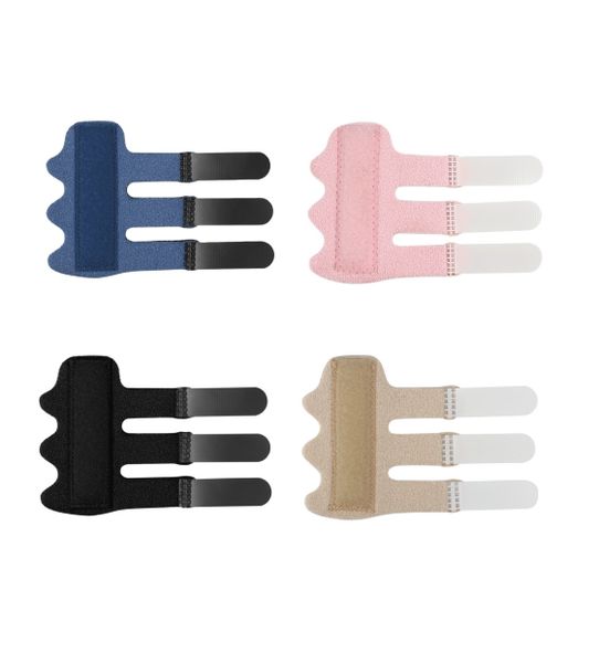 4 Piece Finger Splints With 3 Adjustable Fixing Strap For Protect Fingers