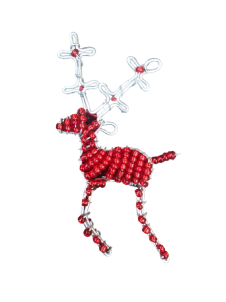 Christmas Tree Decoration - Reindeer (Set of 5)