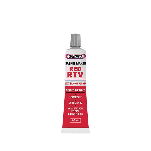 Wynn's Sensor Safe RTV / Red, 90ml