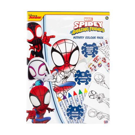 Activity Colour Pack-Spidey N Friends Image