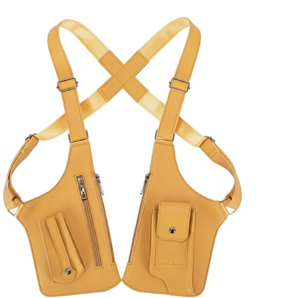 Men Anti Theft Double Shoulder Underarm Pouch Bag