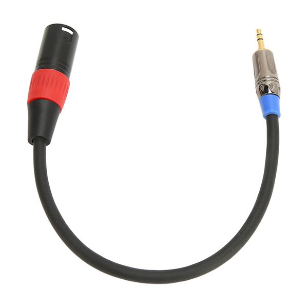 XLR Male to 3.5mm Cable Stereo Lossless Microphone Balanced Cord 11.8in