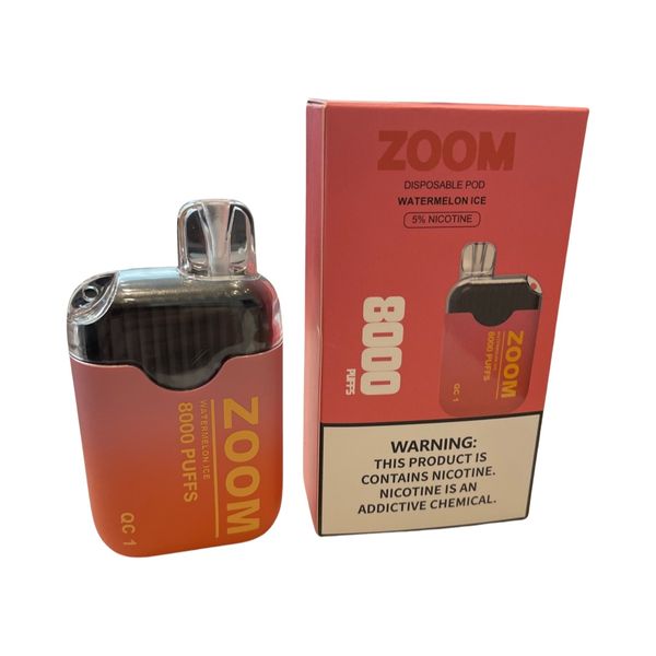 Zoom 8000 puffs - Disposable Vape, Watermelon Ice