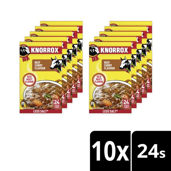 Knorrox Beef Curry Stock Cubes 10x240g