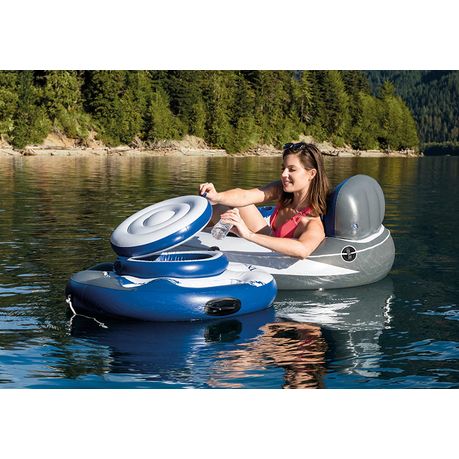 Intex mega chill store inflatable floating cooler