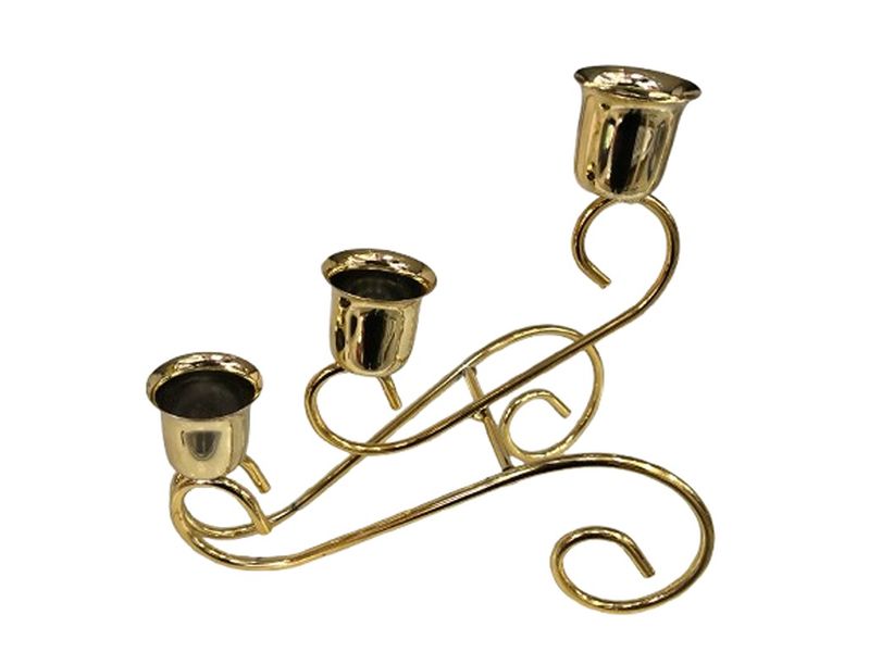 Aluminum Polished Candle Holder/ Stand