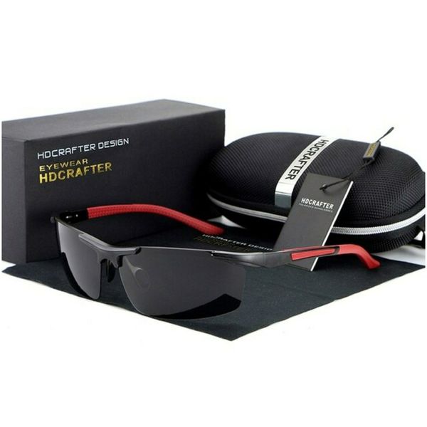 HDCRAFTER Design Men's Bolt Polarised Sunglasses Silver