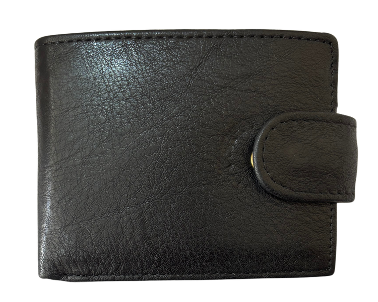 Men's Superior Genuine Leather Bifold Wallet for 12 Cards