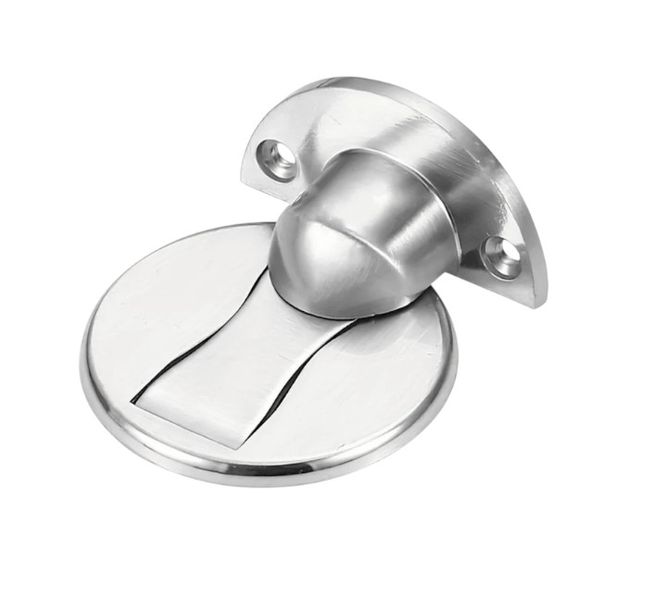 Universal Magnetic Door Stopper-Silver
