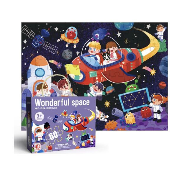 Wonderful Space 60 Piece Jigsaw Puzzle For Ages 3+